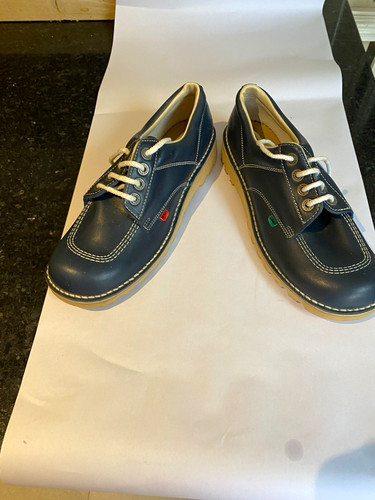 Kickers men blue leather - men's,