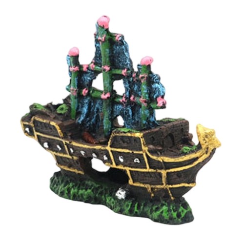 Aquarium shipwreck decor - aquarium,