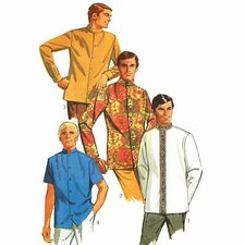 1960s Pattern, Men's Nehru