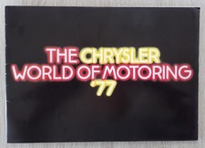 Chrysler range brochure 1977 - chrysler,