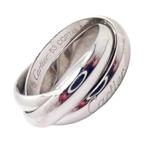 Authentic cartier 18k white - cartier,