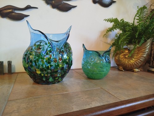 Hand blown large speckled - hand,