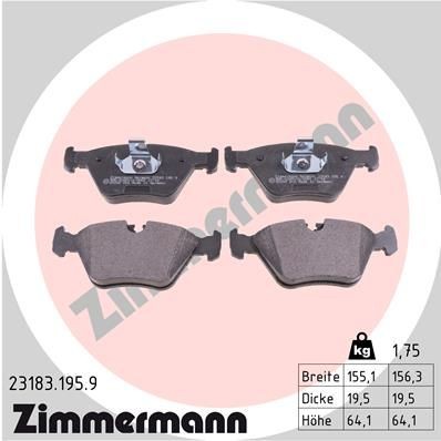 Fits bmw 330 - fits, pad