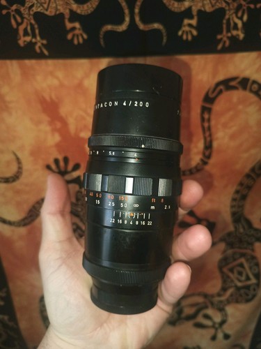 Pentacon 200mm lens - 200mm, f/4