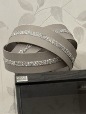 BNNT NEXT HARPER EASY FIT PENDANT SHADE WITH CRYSTAL STRIP