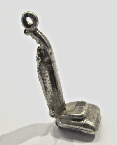 Silver vintage charm bracelet - charm,