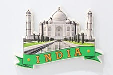 3D INDIA Fridge Magnet Taj Mahal City Souvenir Travel Holiday Gift Mumbai Delhi