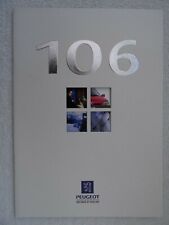 Peugeot 106 Brochure 1996: GTI 16V, XT, XS, XN, XR, XL. Petrol/Diesel. 3 /5 Door