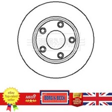 Brake Disc For Jaguar S-TYPE 99-07 XJ 03-09 2U2Z1V125HA BORG & BECK BBD5909S