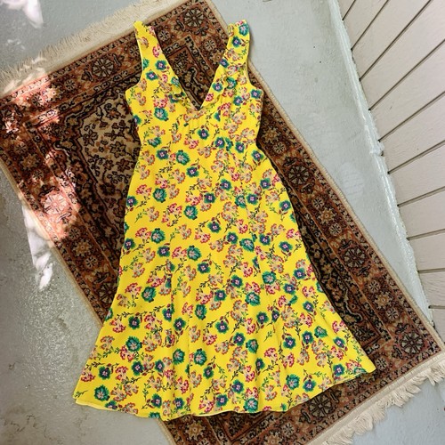 Saloni neon yellow floral - saloni,