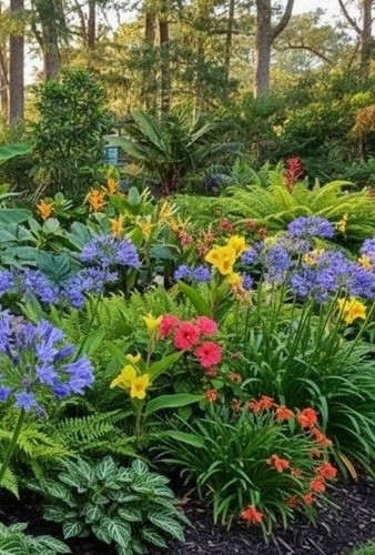 Agapanthus summer love blue - agapanthus,