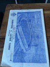 Romford v Luton Town FA Cup 1st Round Match Football Programme Season 1965-1966