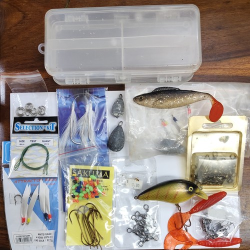 Tackle box with lures sea - with,