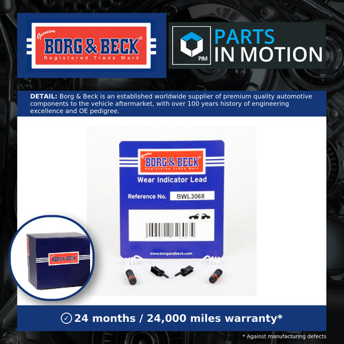 Brake pad wear indicator - brake,