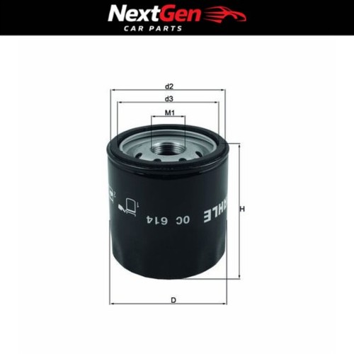 Mahle oil filter - mahle, oc
