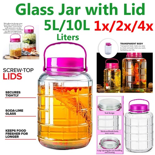 10l glass storage jar - storage,