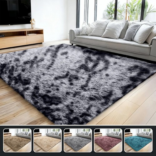 Large fluffy rugs - large, anti-slip