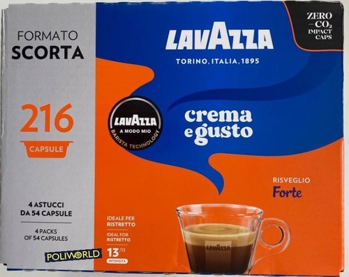 216 capsule lavazza modo - modo, mio