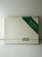 Fiesta International Retro White Blossom Rectangular Place Mats  - Set of 4 