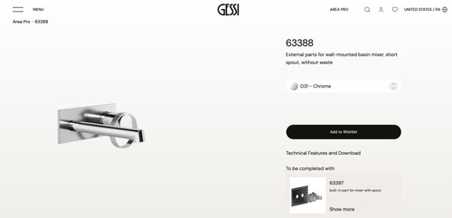 Genuine gessi anello 63388 - gessi,
