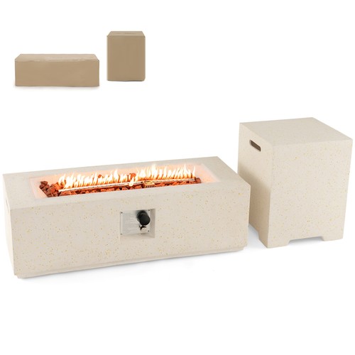 Terrazzo outdoor fire pit - terrazzo,