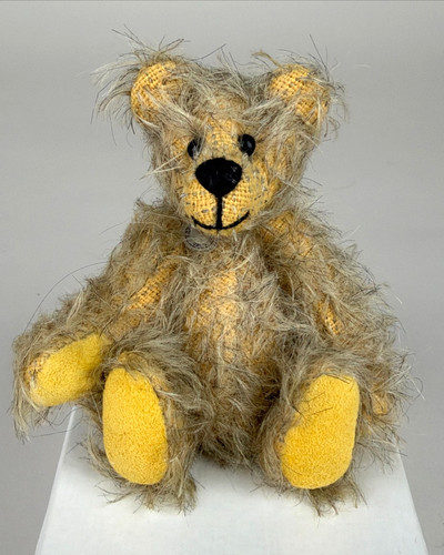 Miniature mohair teddy bear - teddy,