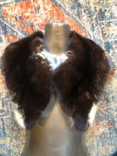 New made High Quality 100% real cross mink Fur Collar
