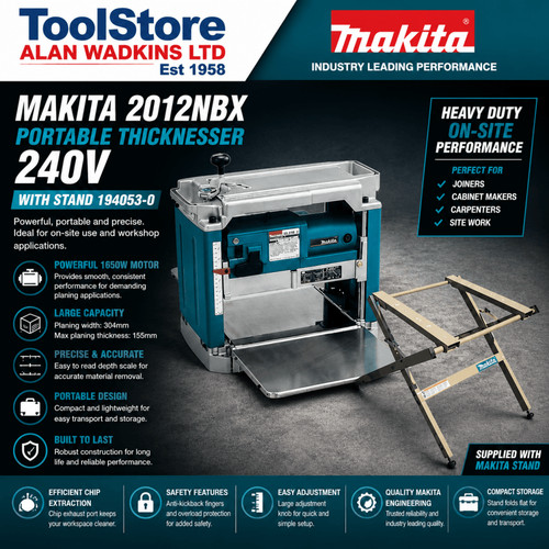 Makita planer thicknesser - planer,