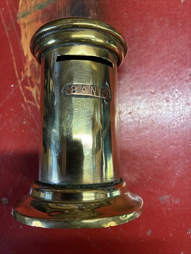 Vintage brass piggy - vintage,