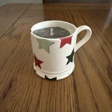 Emma Bridgewater Rare Christmas Star Tiny Candle Mug 2008