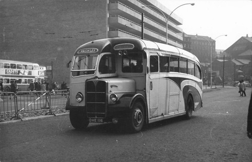 Vintage bus photograph single - bus,
