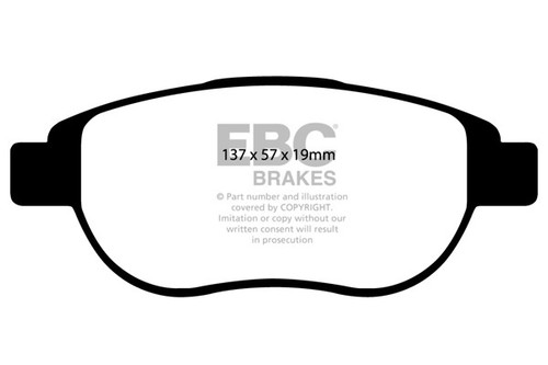 Ebc yellowstuff front brake - yellowstuff,