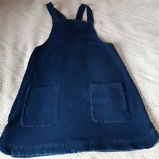 Ladies Pinafore- blue Dungaree Dress. Size 10