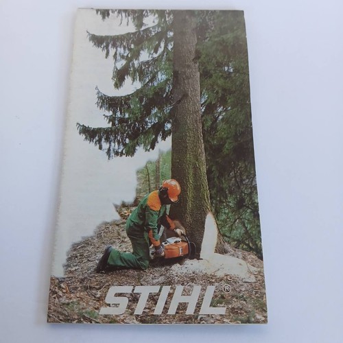 Stihl brochure vintage 1987 - brochure,