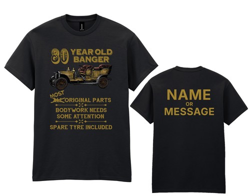 Mens 80th birthday shirt - mens, t-shirt