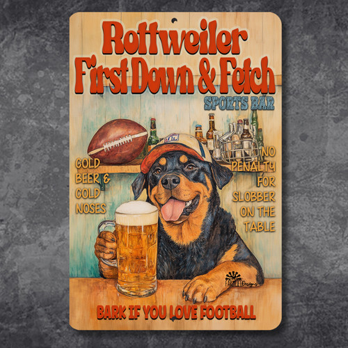 Rottweiler football sports - rottweiler,