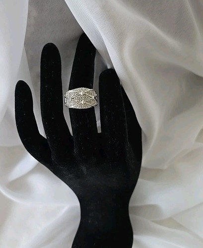 Diamond pave sterling dome - sterling,