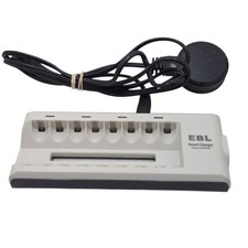 EBL 8 Bays AA AAA Battery Charger for Ni-mh Ni-cd Rechargeable Batteries Smart
