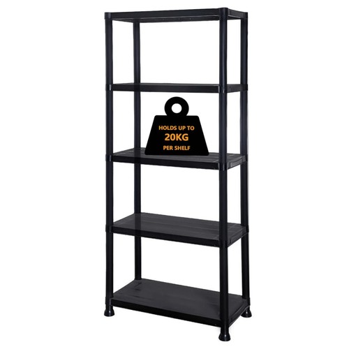 Tier plastic shelving rack - 5,
