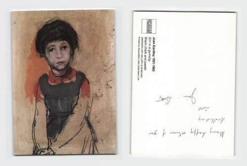 Postcard joan eardley girl - postcard,