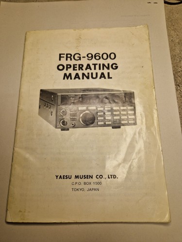 Yaesu frg 9600 - frg, vhf/uhf