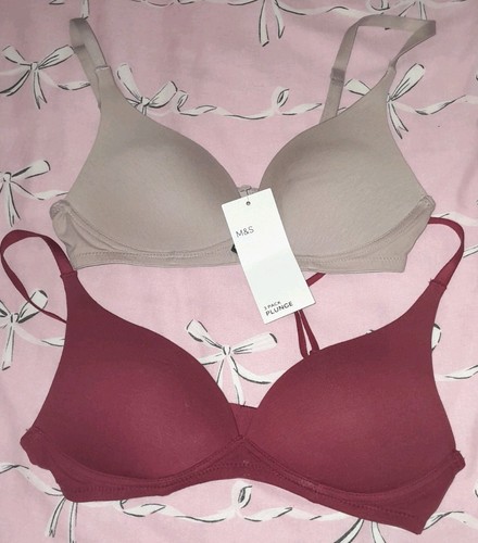 32a bras tshirt plunge - 2x,