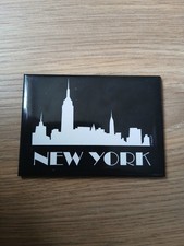 New York Midnight Skyline Fridge Magnet. Americana, USA, Travel