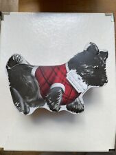 Scottie dog Shaped Tin. Empty