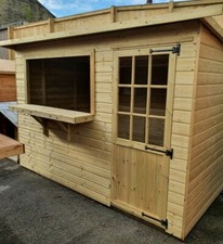 10x6 GARDEN BAR PUB WOODEN