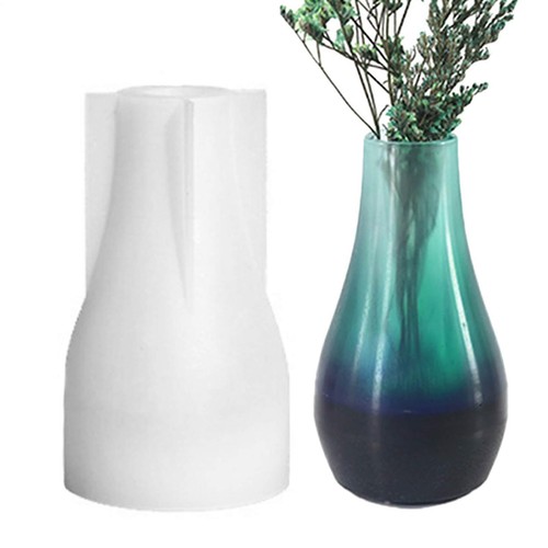 Diy vase silicone mold epoxy - vase,