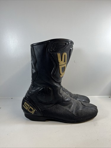 Sidi leather motorcycle - leather, boots|