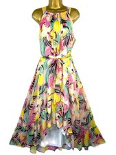 ROMAN FAB FLOATY DIPPED HEM EVENING PARTY OCCASION WEDDING GUEST DRESS SIZE 18