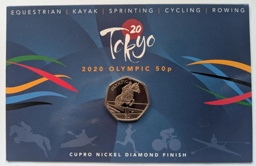 2021 50p coin tokyo - 50p,