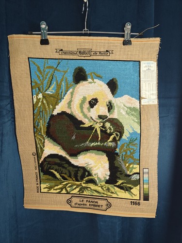 Vintage french panda tapestry - french,